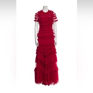 Needle & Thread Red Maxi Dress